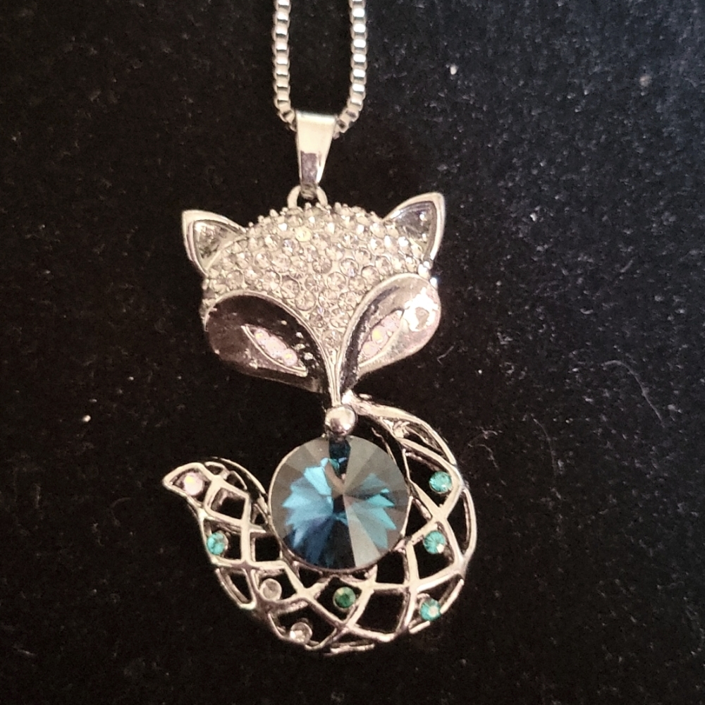 17in long Fox Pendant
